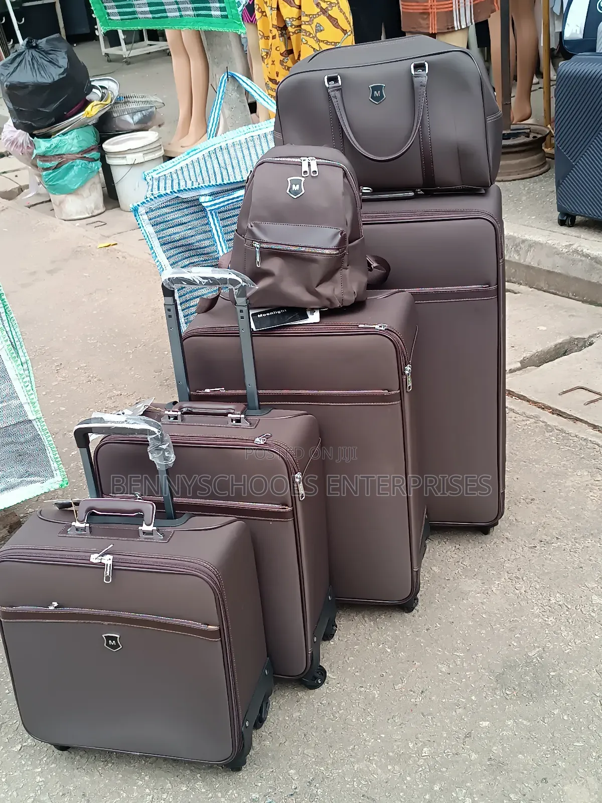 Set of 6 Imported Moonlight Travelling Luggage Boxes
