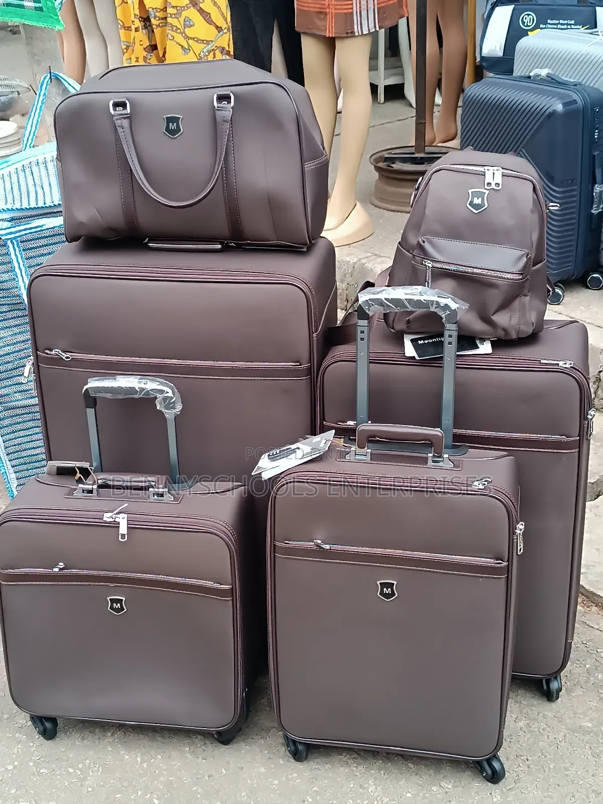 Set of 6 Imported Moonlight Travelling Luggage Boxes
