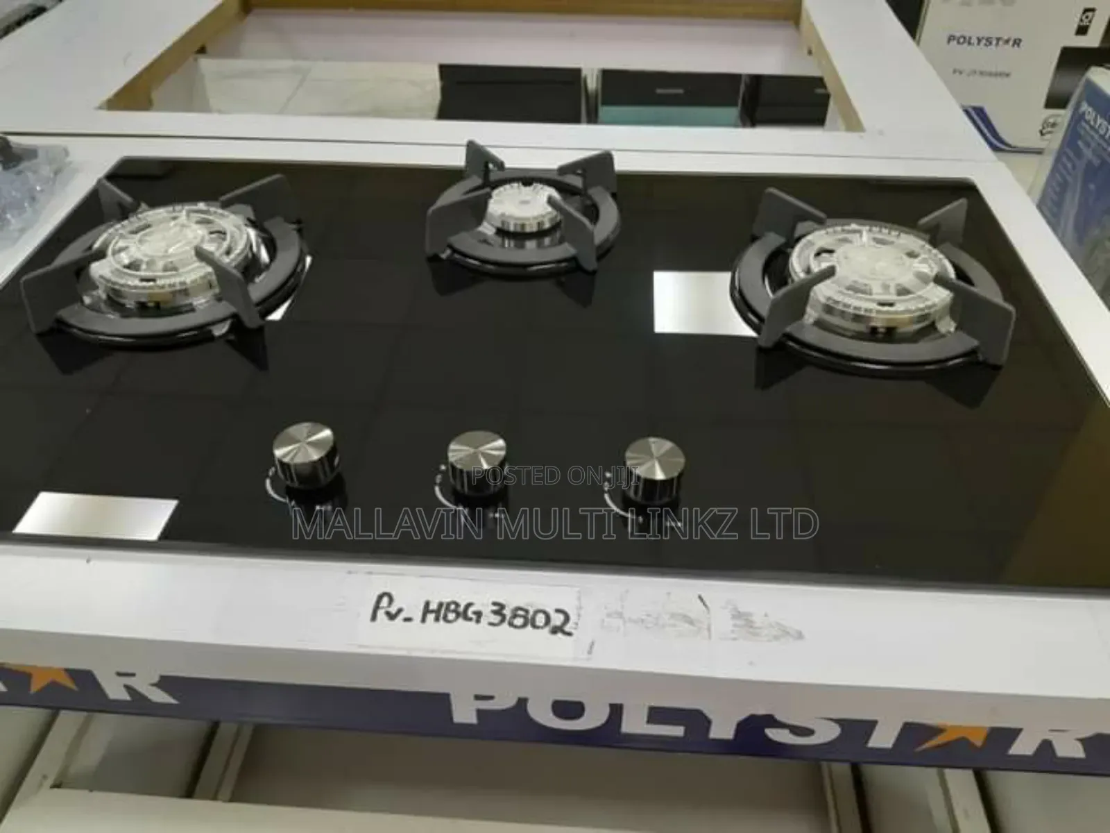 Polystar 3 Burner Gas Cooker