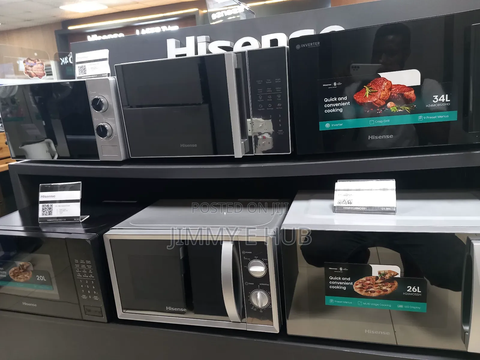 Hisense 34L Microwave Oven H34MOBS10HG