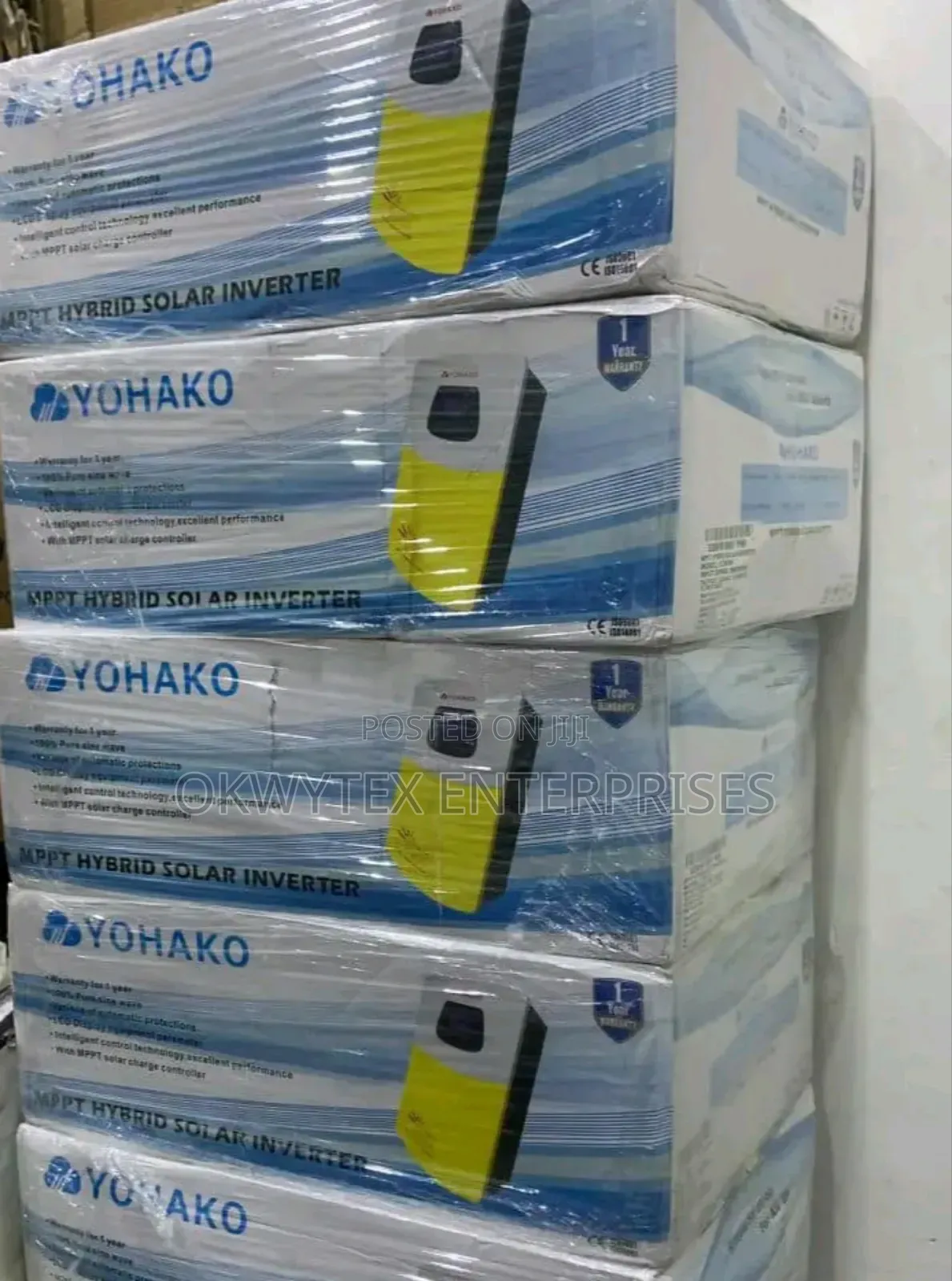 5kva 48V Yohako Hybrid Inverter With 120A MPPT Charge Contro