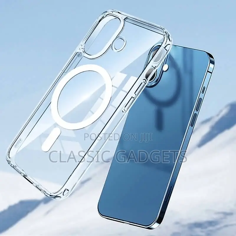 Crystal Clear Magsafe Case for iPhone 16 Plus and 16