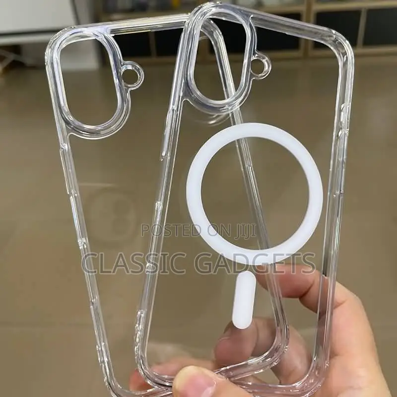Crystal Clear Magsafe Case for iPhone 16 Plus and 16