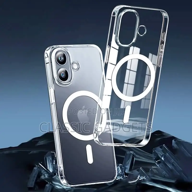 Crystal Clear Magsafe Case for iPhone 16 Plus and 16