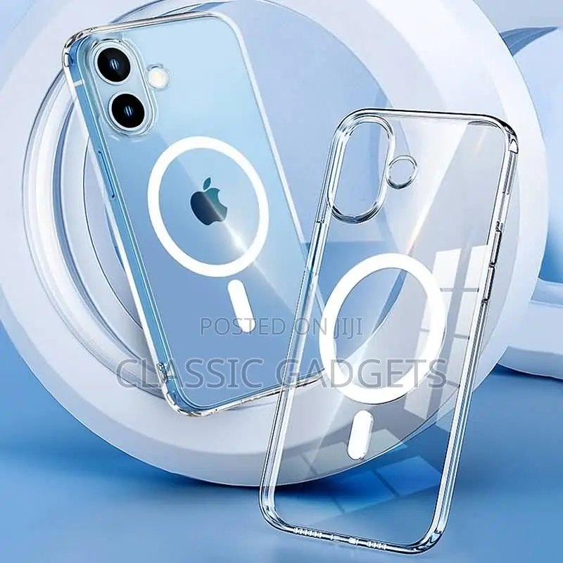 Crystal Clear Magsafe Case for iPhone 16 Plus and 16