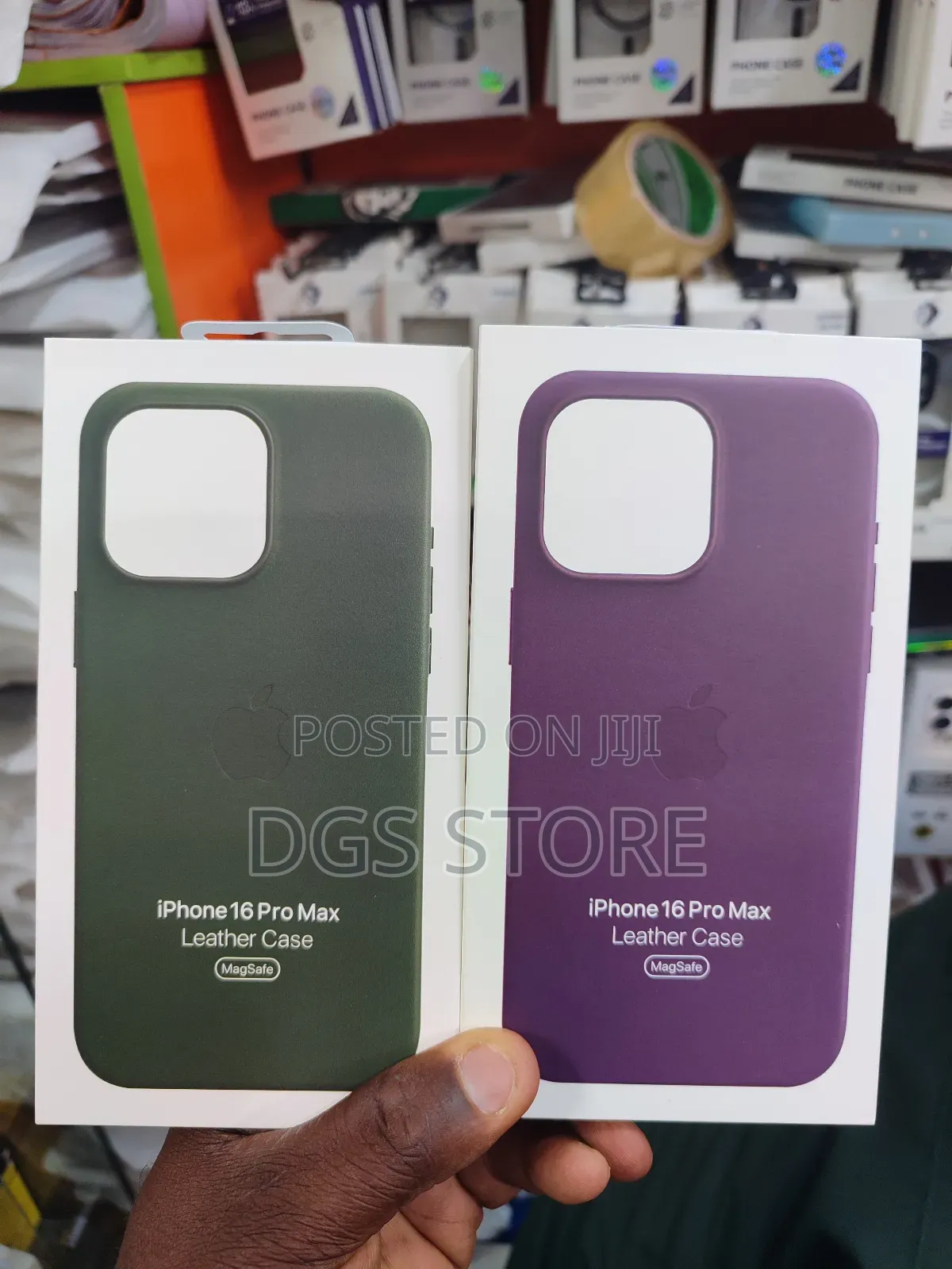 iPhone 16 Pro Max Leather Magsafe Case