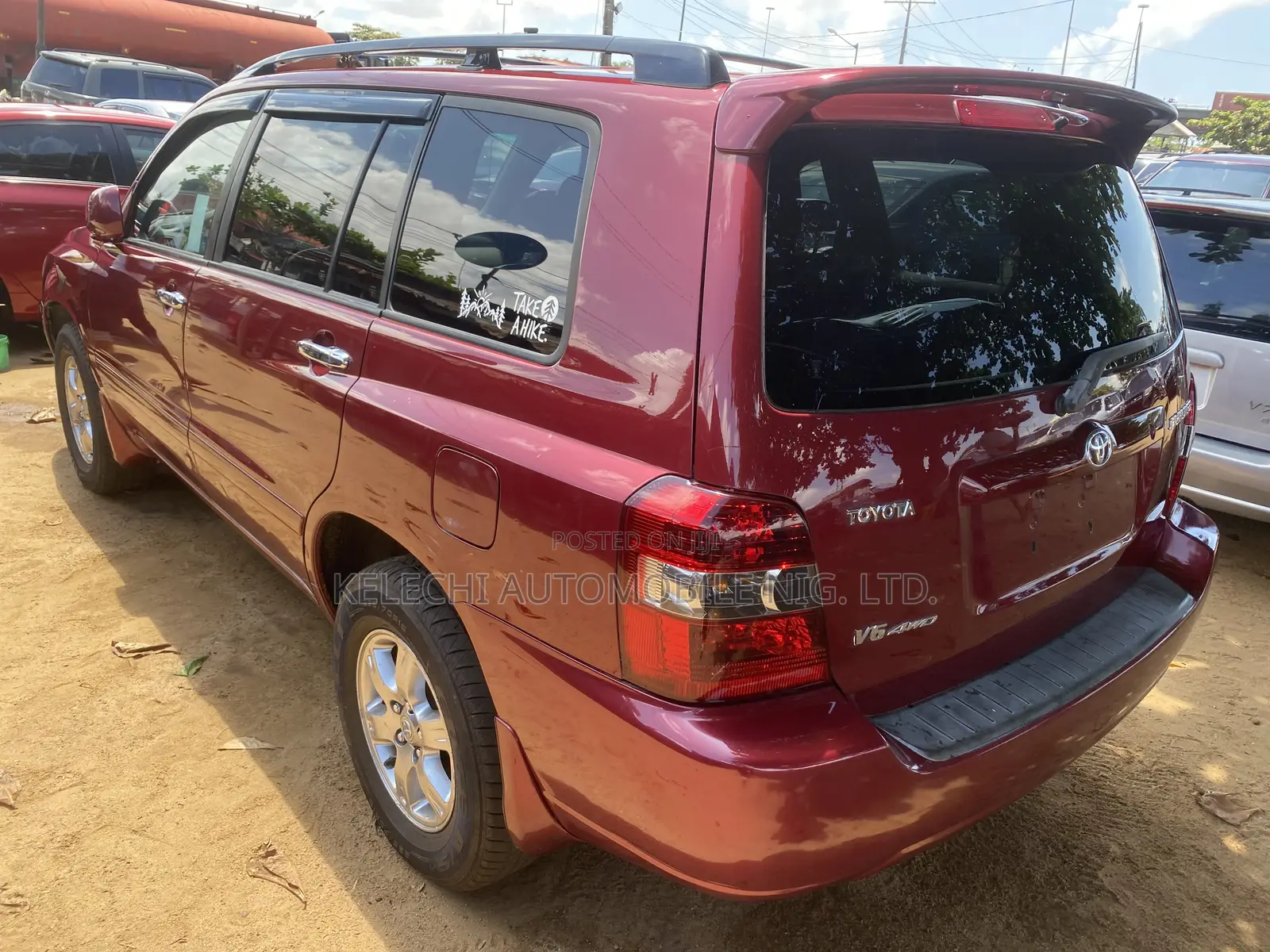 Toyota Highlander 2007 Red