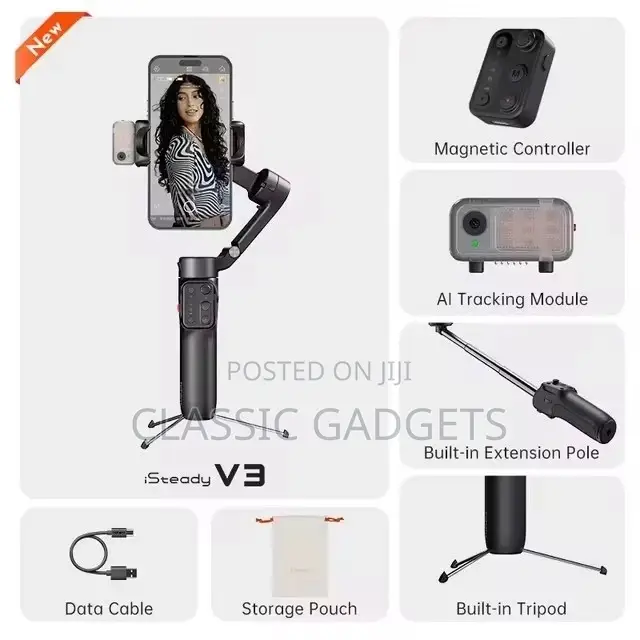 Hohem I Steady V3 Gimbal With AI Smartphone Tracker