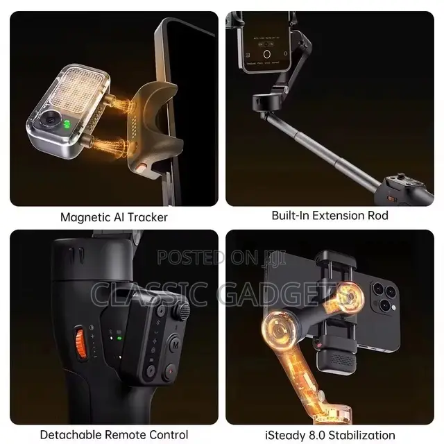 Hohem I Steady V3 Gimbal With AI Smartphone Tracker