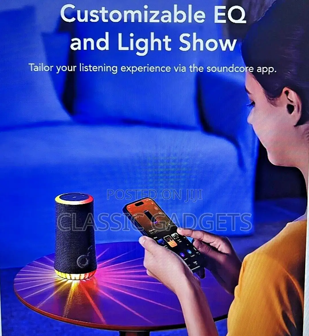 Soundcore Glow Portable Speaker for Party 30W 360° Sound