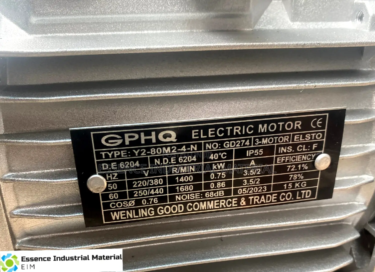 3 Phase Induction AC Motor 10-Hp
