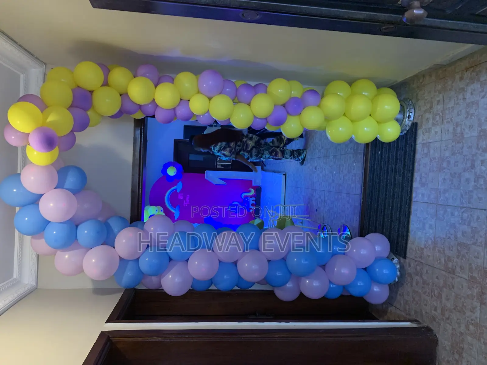 Intimate Unicorn Kids Birthday Setup in Living Room