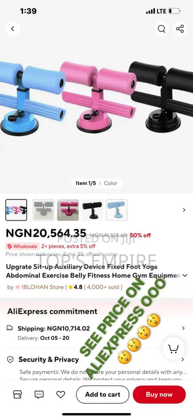 Suction Sit-Up/Push-Up Abs Workout Aids Gym Machine