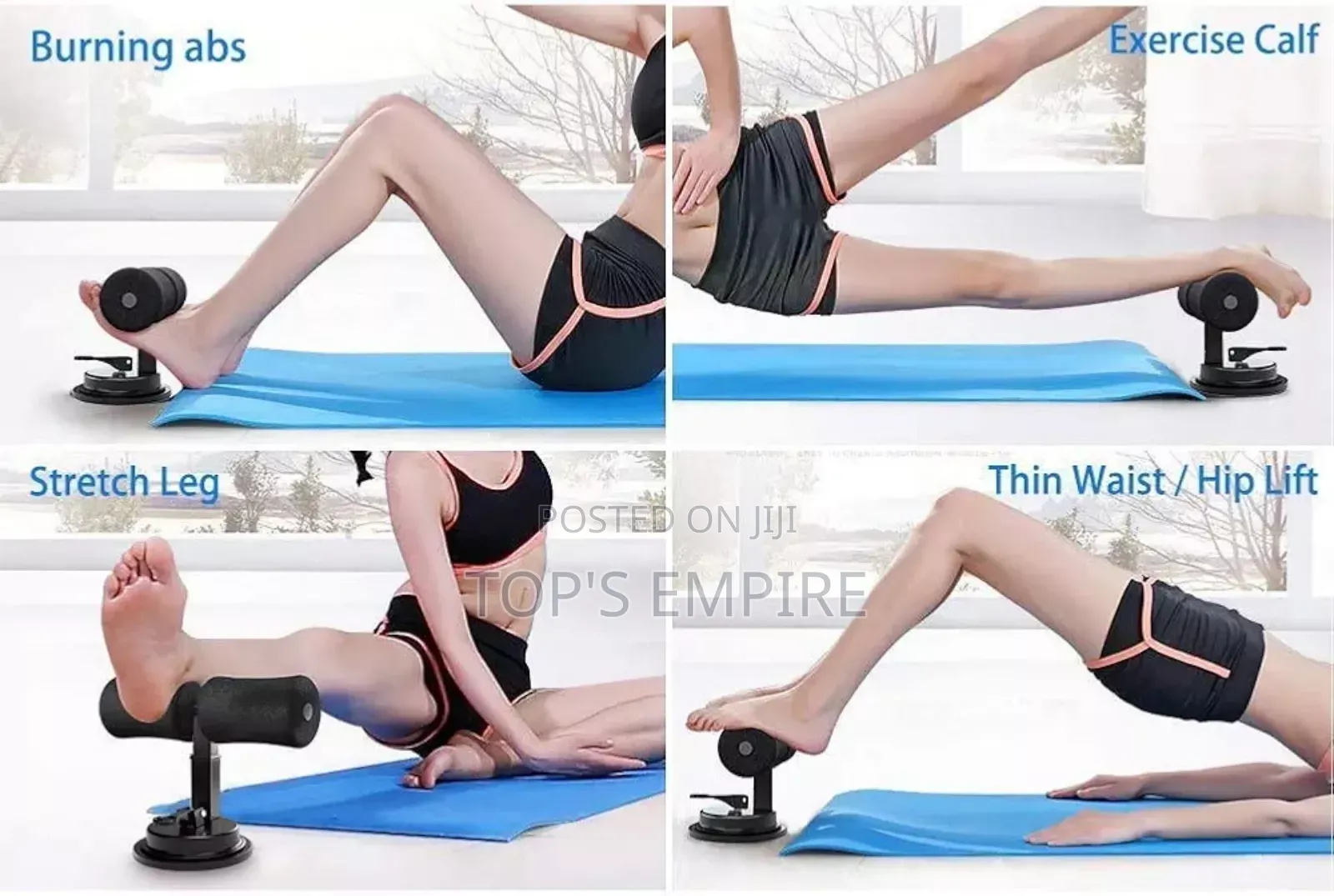 Suction Sit-Up/Push-Up Abs Workout Aids Gym Machine