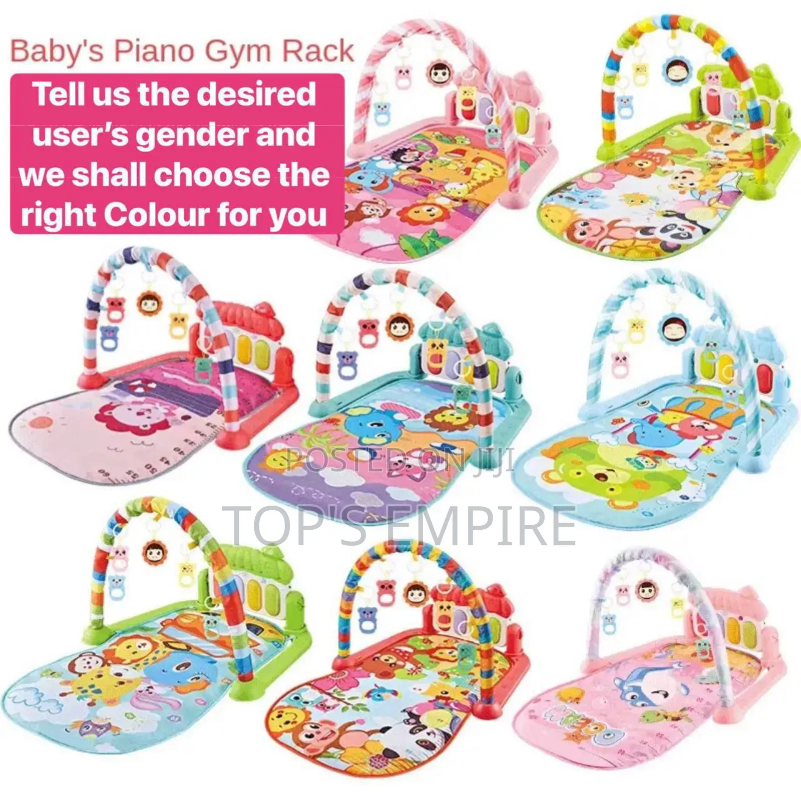 Baby Piano Gym Play Mat – Music, Lights Toys (0–36m)