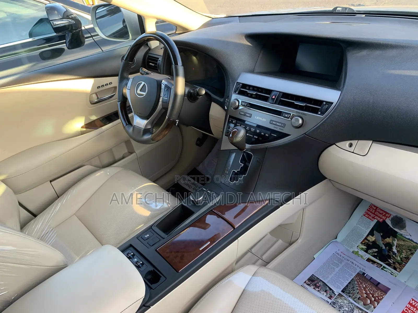Lexus RX 350 AWD 2015 Gold
