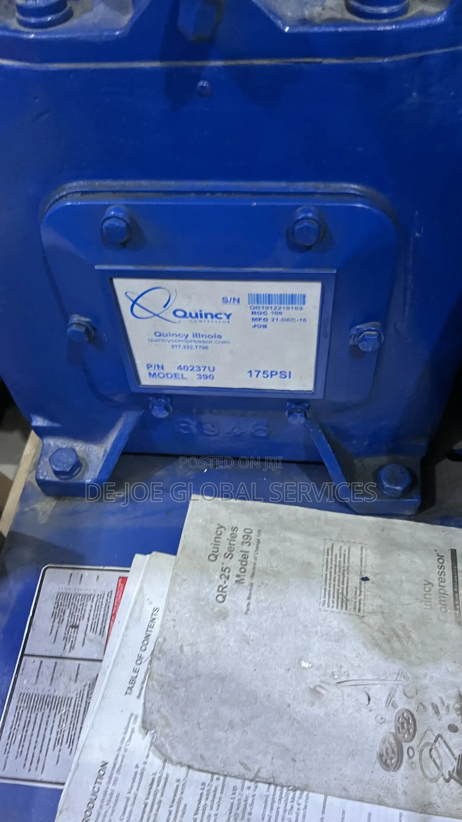 390L Quincy Replacement Air Compressor Pump