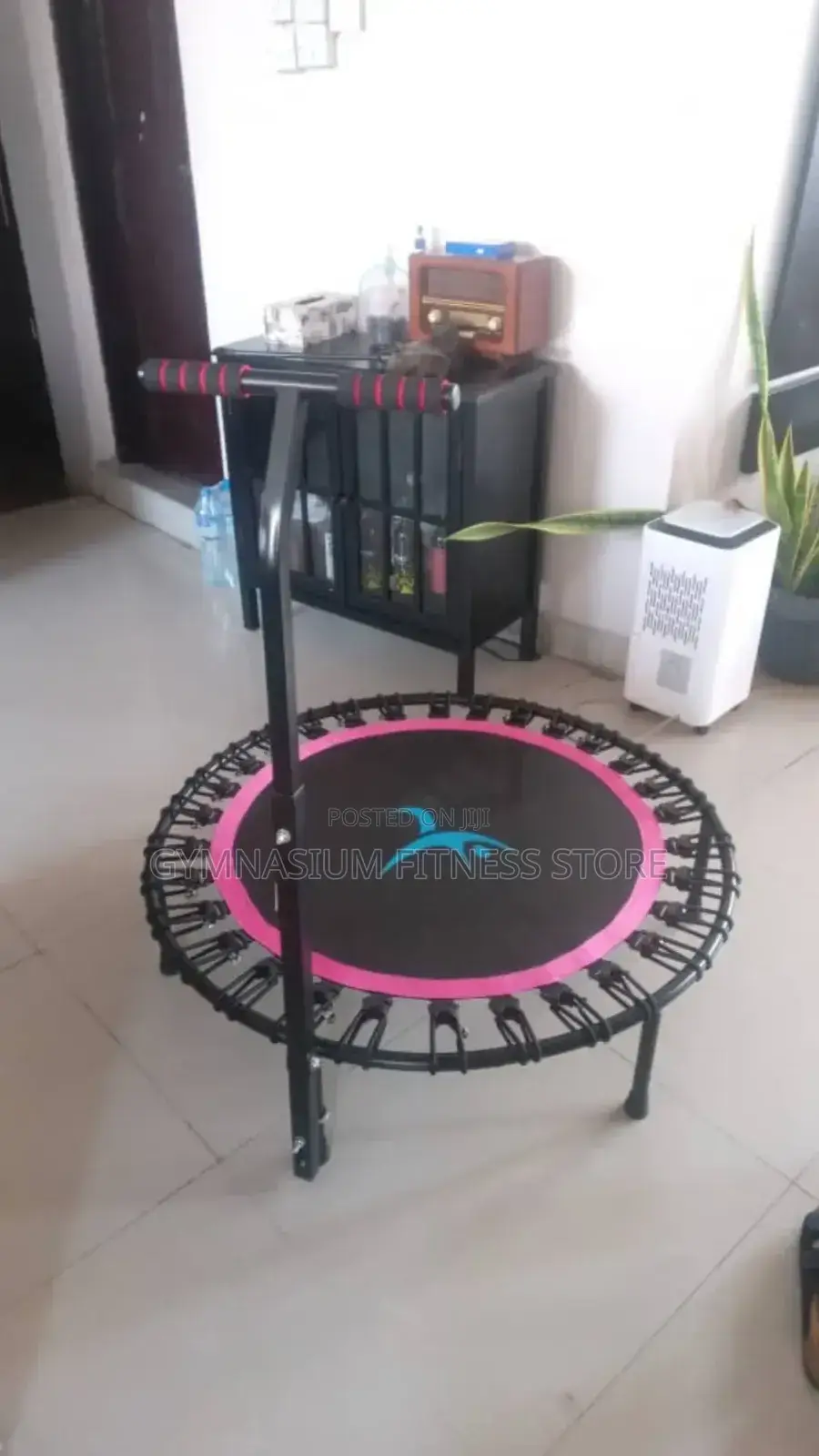 Trampoline With Handle