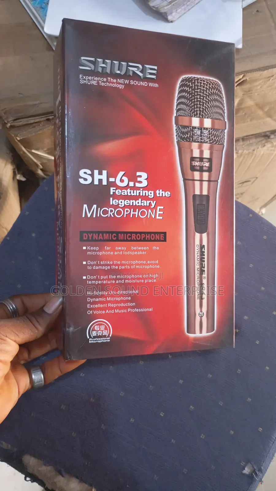 Shure Weird Microphone Model Sh6.3