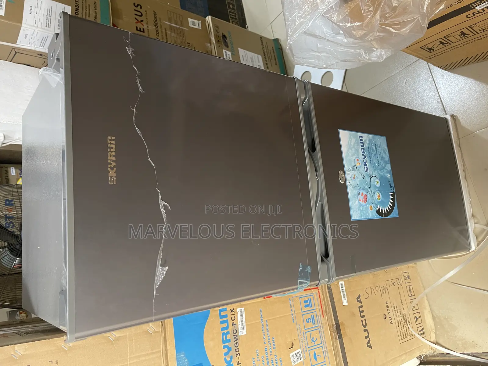 Brand New Skyrun Refrigerator Full Coper Engin 350liter