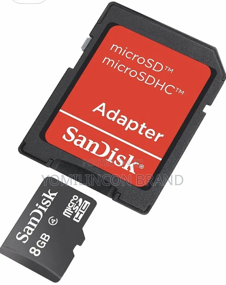 Sandisk Microsdhc Card 8gb With Adapter