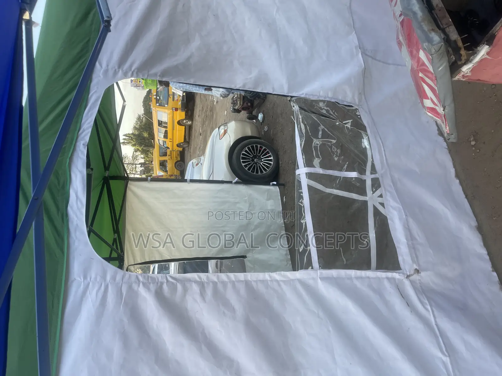 10ft by 10ft Gazebo Foldable Tent With 3 Side Cover