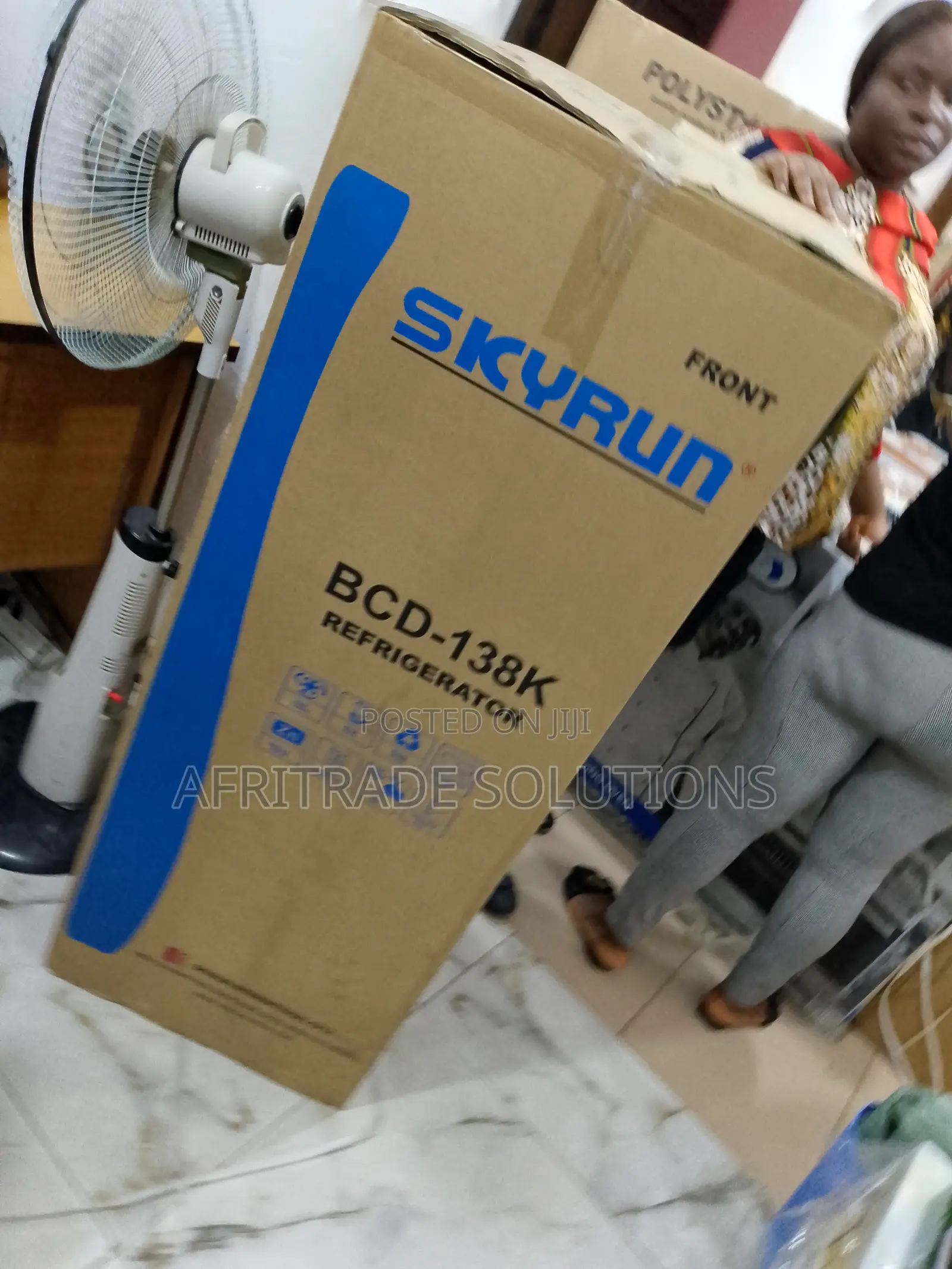 Skyrun 138 Liters Double Door Fridge- Easy Maintenance