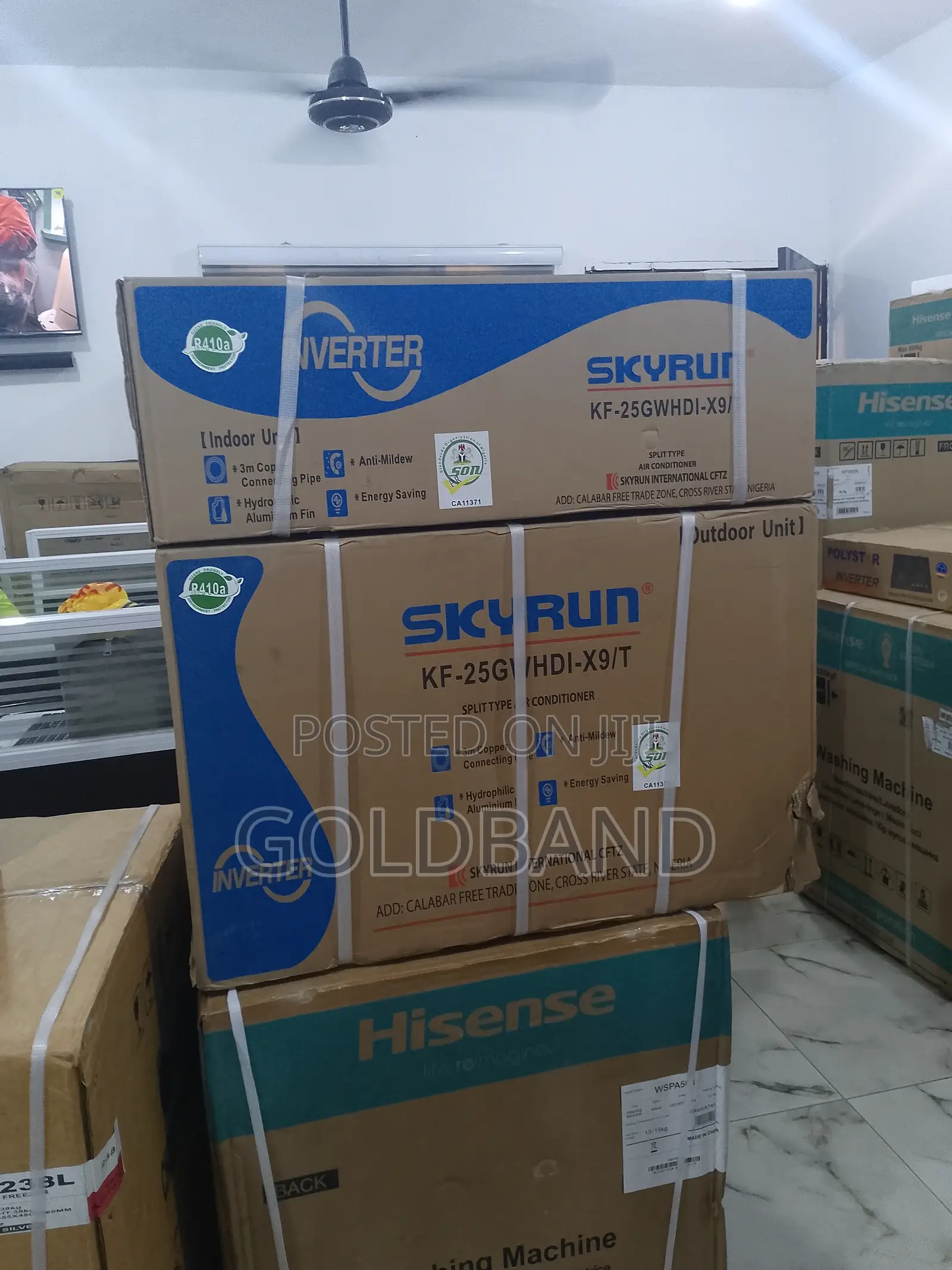 "Kf-25gwhdi-X9/T" Skyrun 1hp Dual Inverter Super Cooling AC