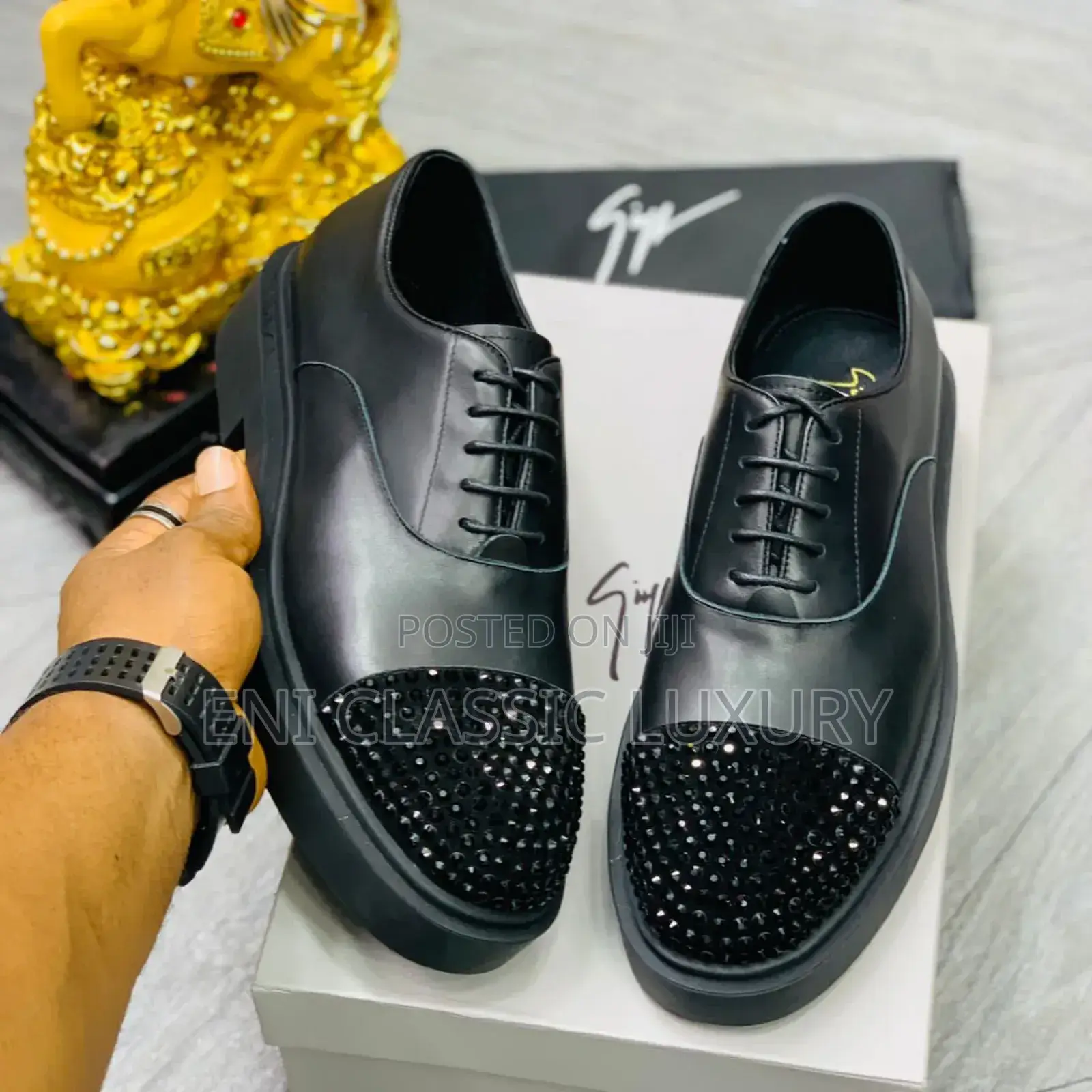 Super High Quality Glossy Shoes Louis Vuitton