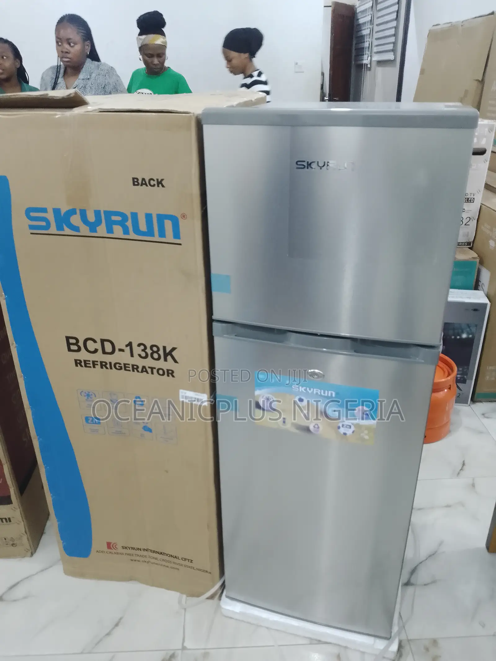 Smart Choice-skyrun 138L Double Door Refrigerator