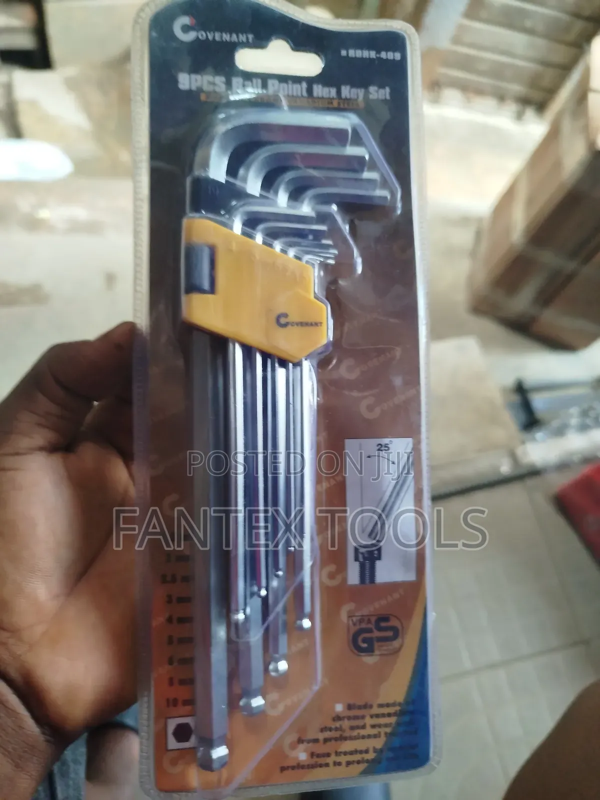 Allen Key Set Ball Head 1.5 to 10 Mm