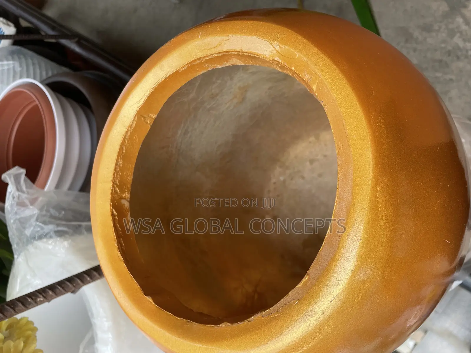 Fiber Vase Flower Pot