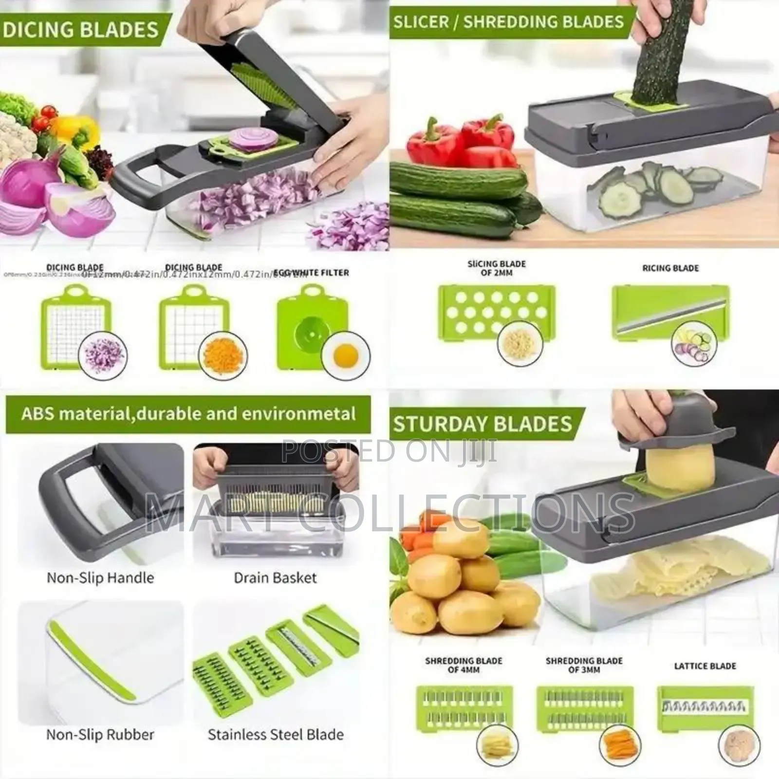 Nicer Dicer 16 in 1 Vegetable Slicer With Skin Peeler
