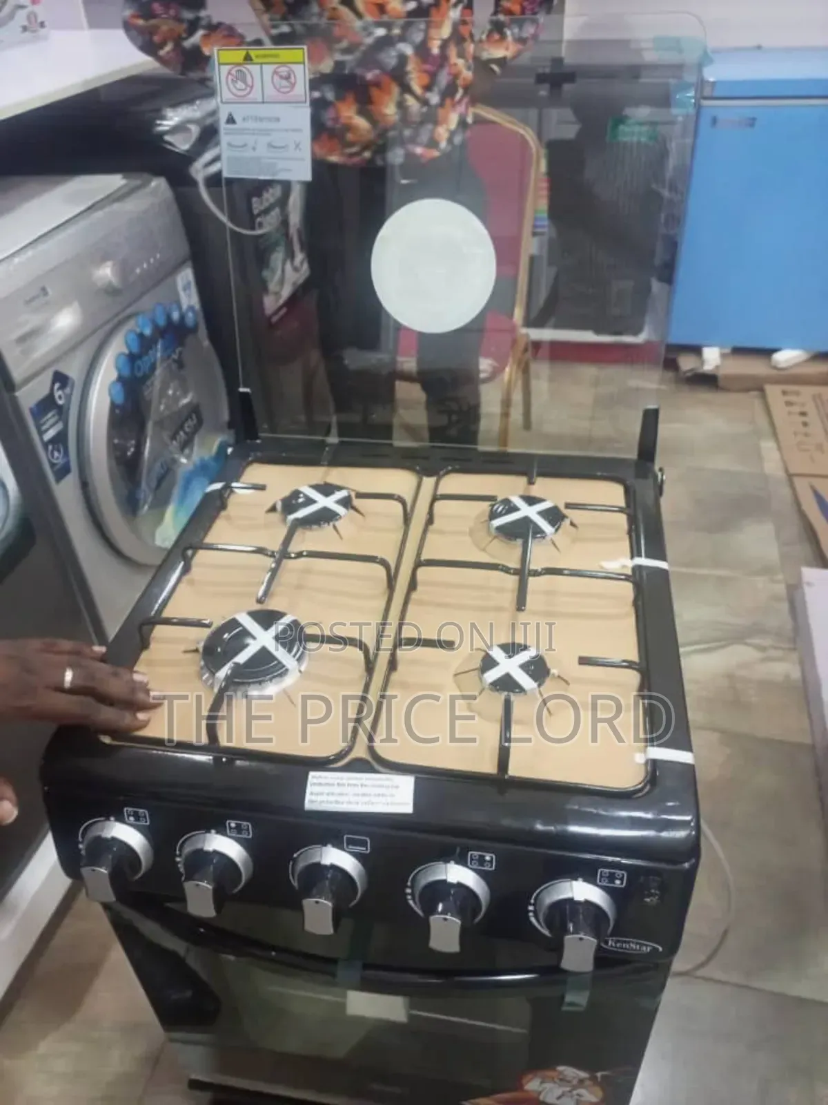 Kenstar Gas Cooker | Ks-Gcx5050-4e . Auto Ignition