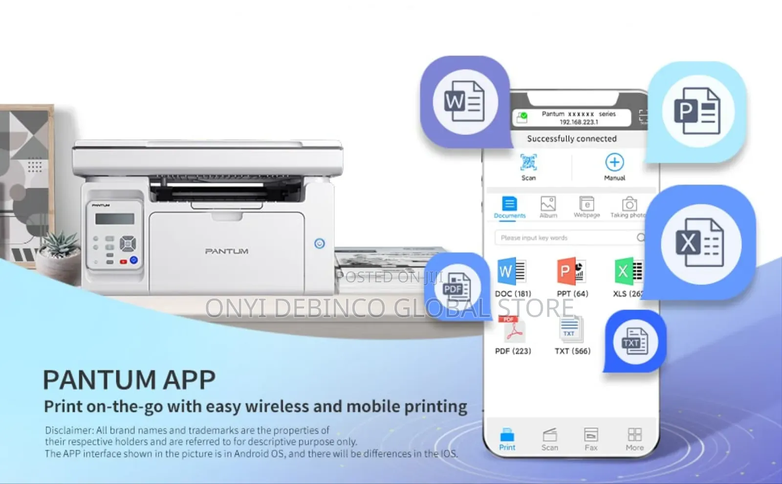 M6509NW Wireless Mono Multifunction Laser Printer B White