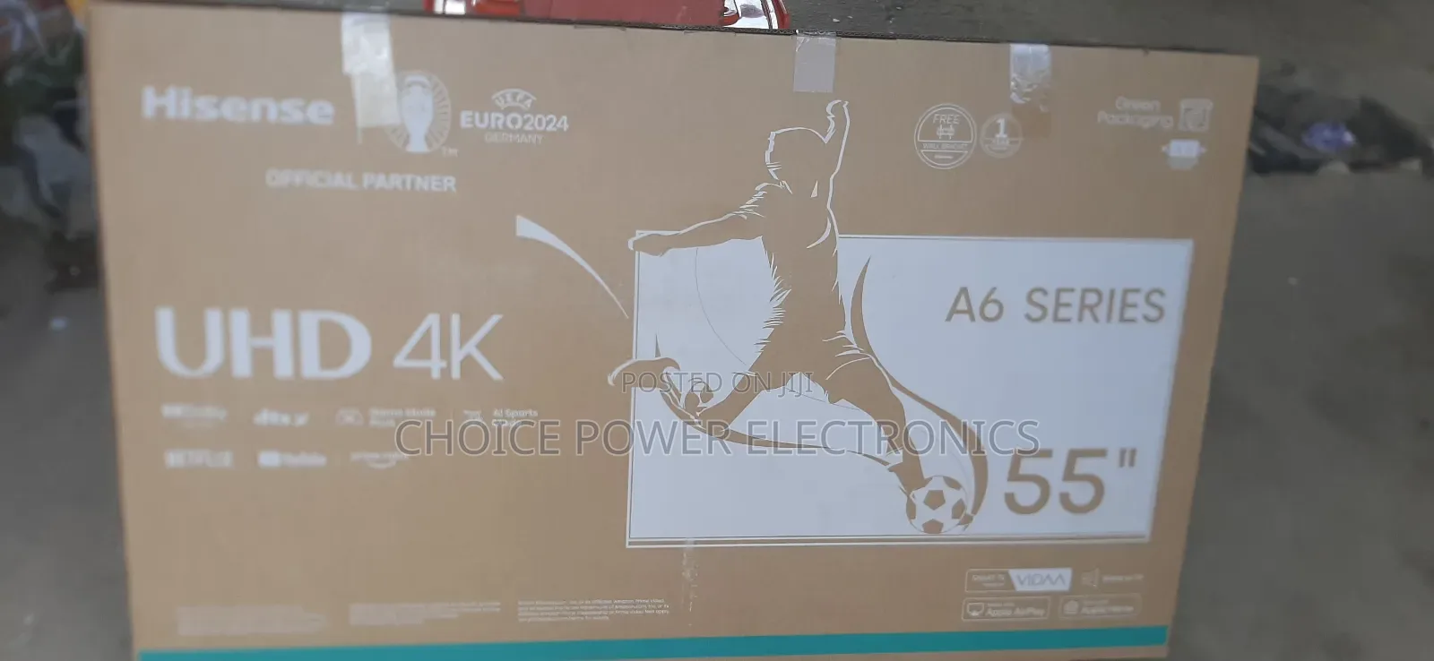 Brand New Hisense Smart Tv 55a6n Uhd .