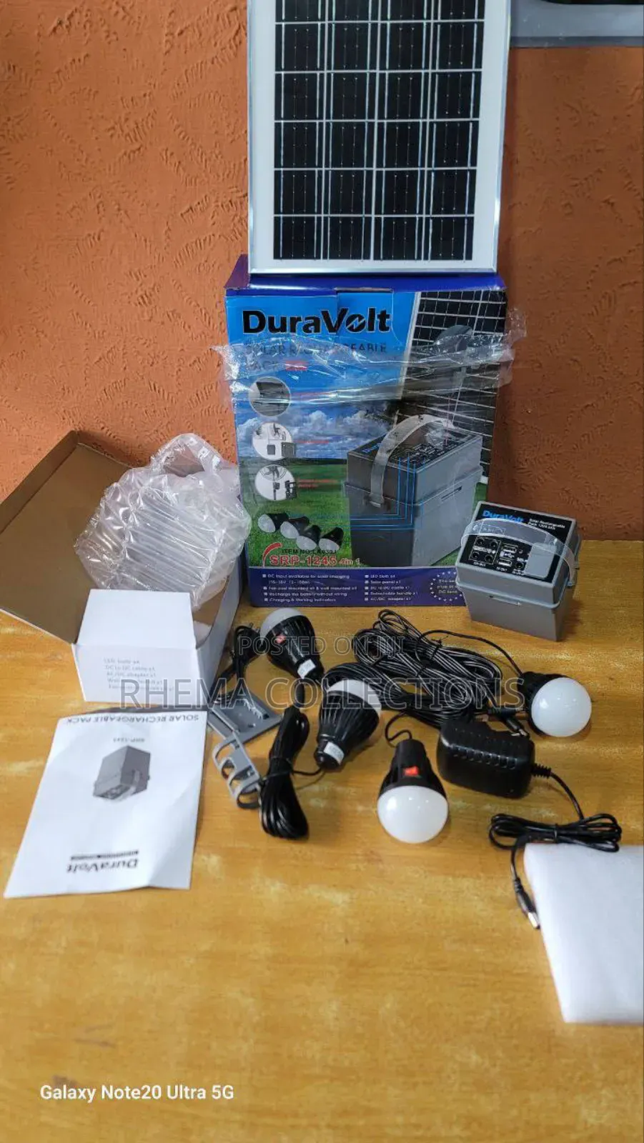4in1 Duravolt Solar Rechargeable Panel