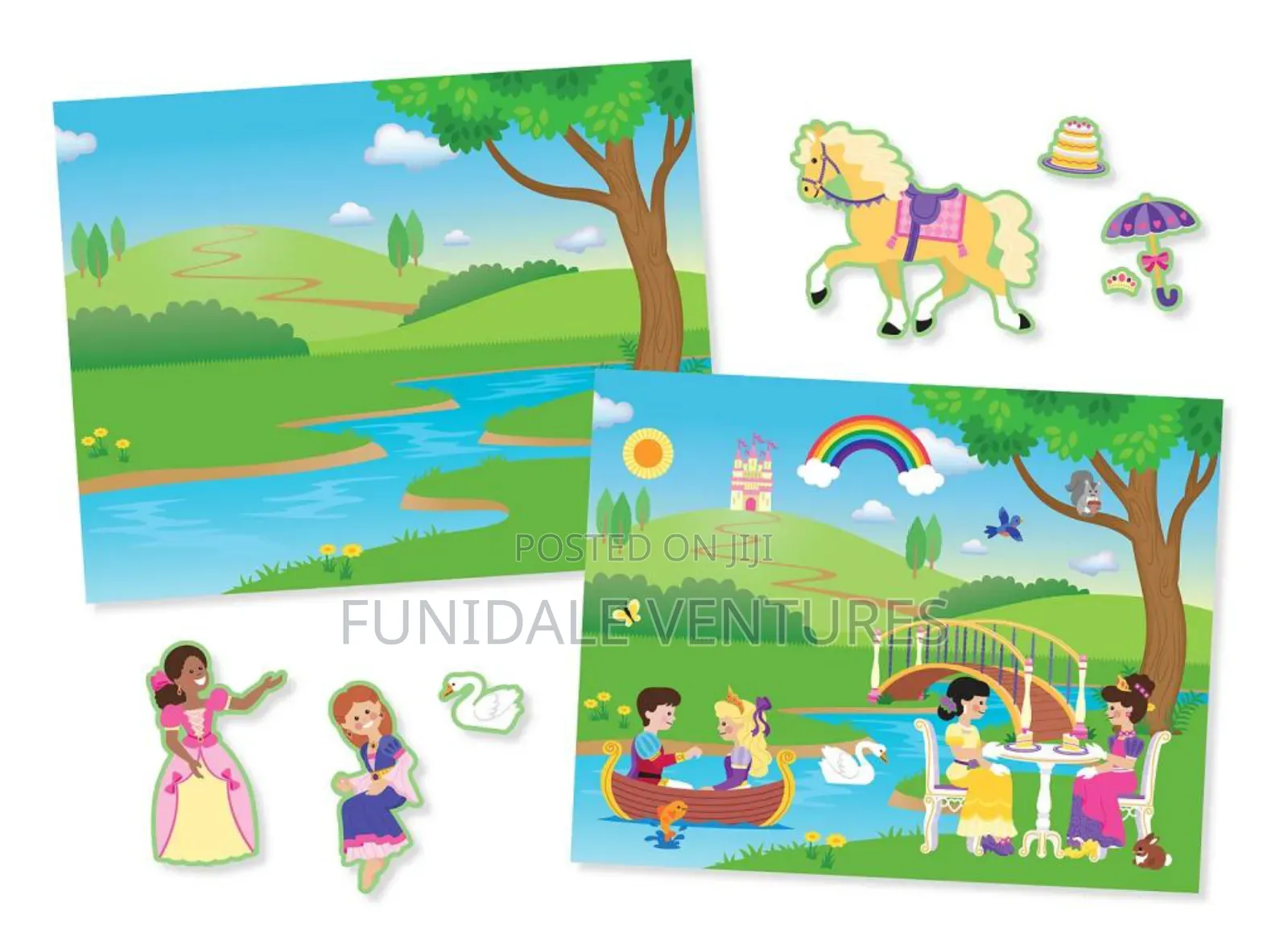 Melissa Doug Princess Castle Reusable Sticker Pad