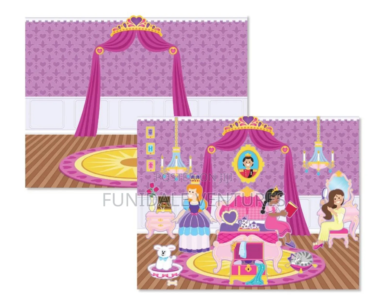 Melissa Doug Princess Castle Reusable Sticker Pad