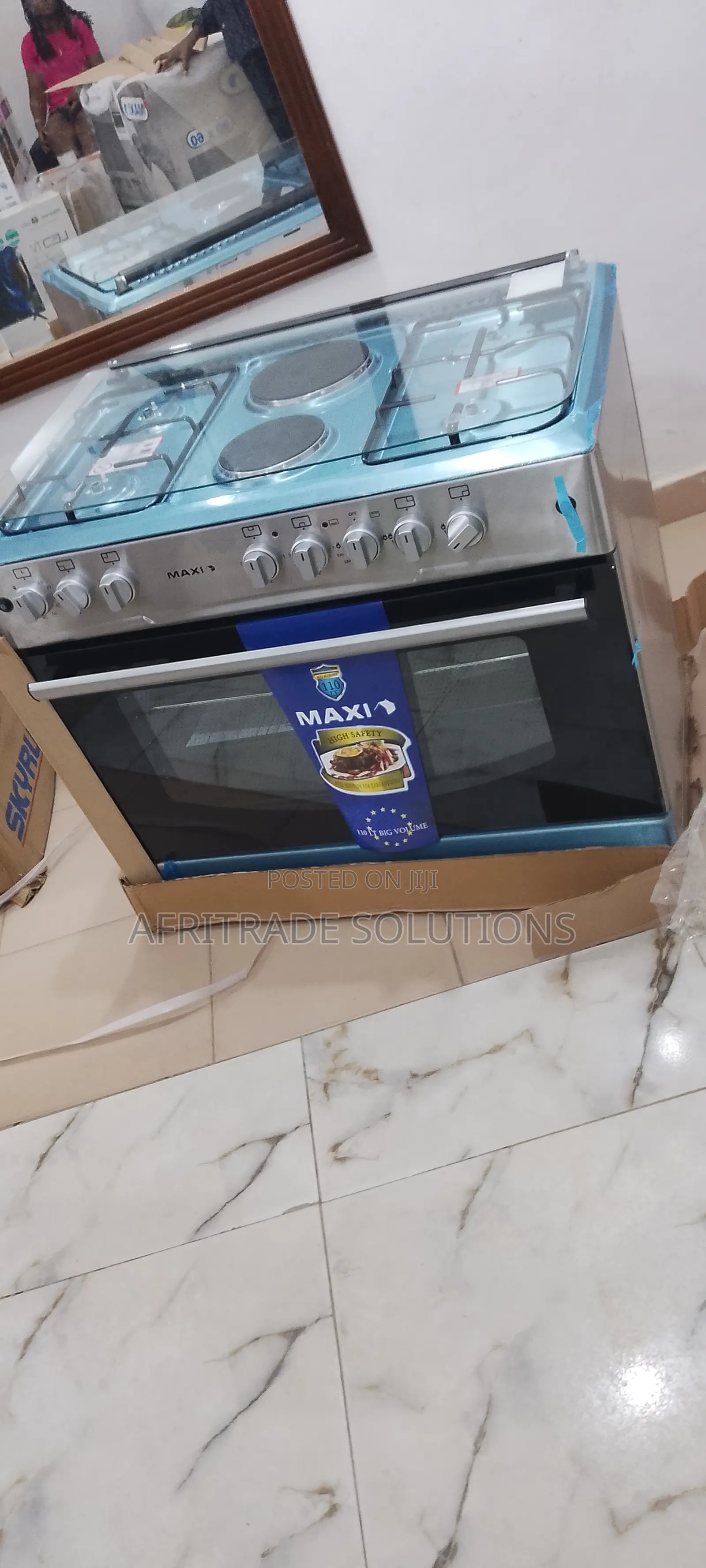 Maxi 4+2 Gas Cooker With Electric Plates- Bestselling