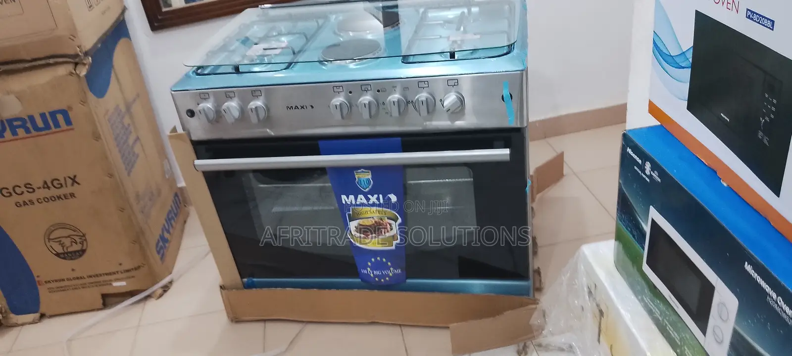 Maxi 4+2 Gas Cooker With Electric Plates-Perfectfit