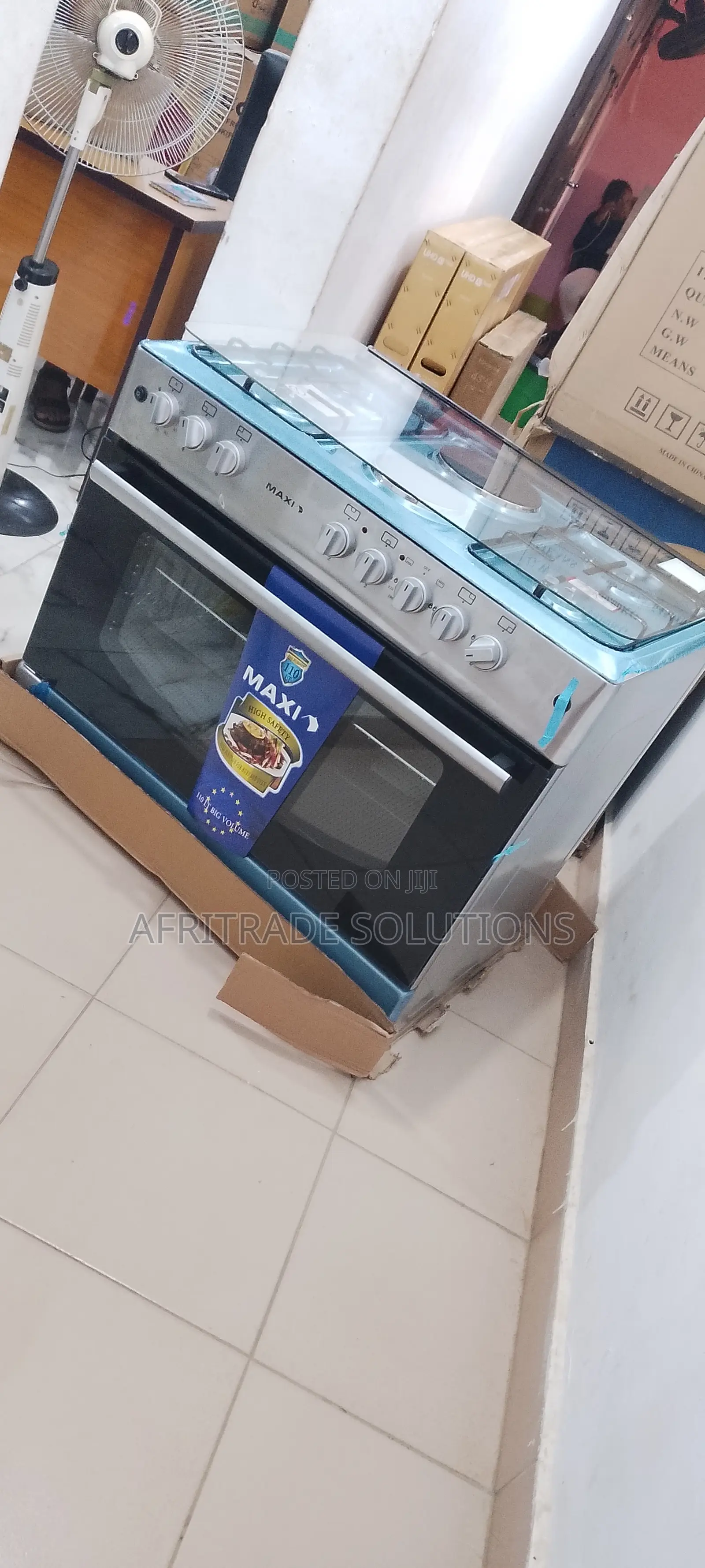 Maxi 4+2 Gas Cooker With Electric Plates- 1000w/1500w