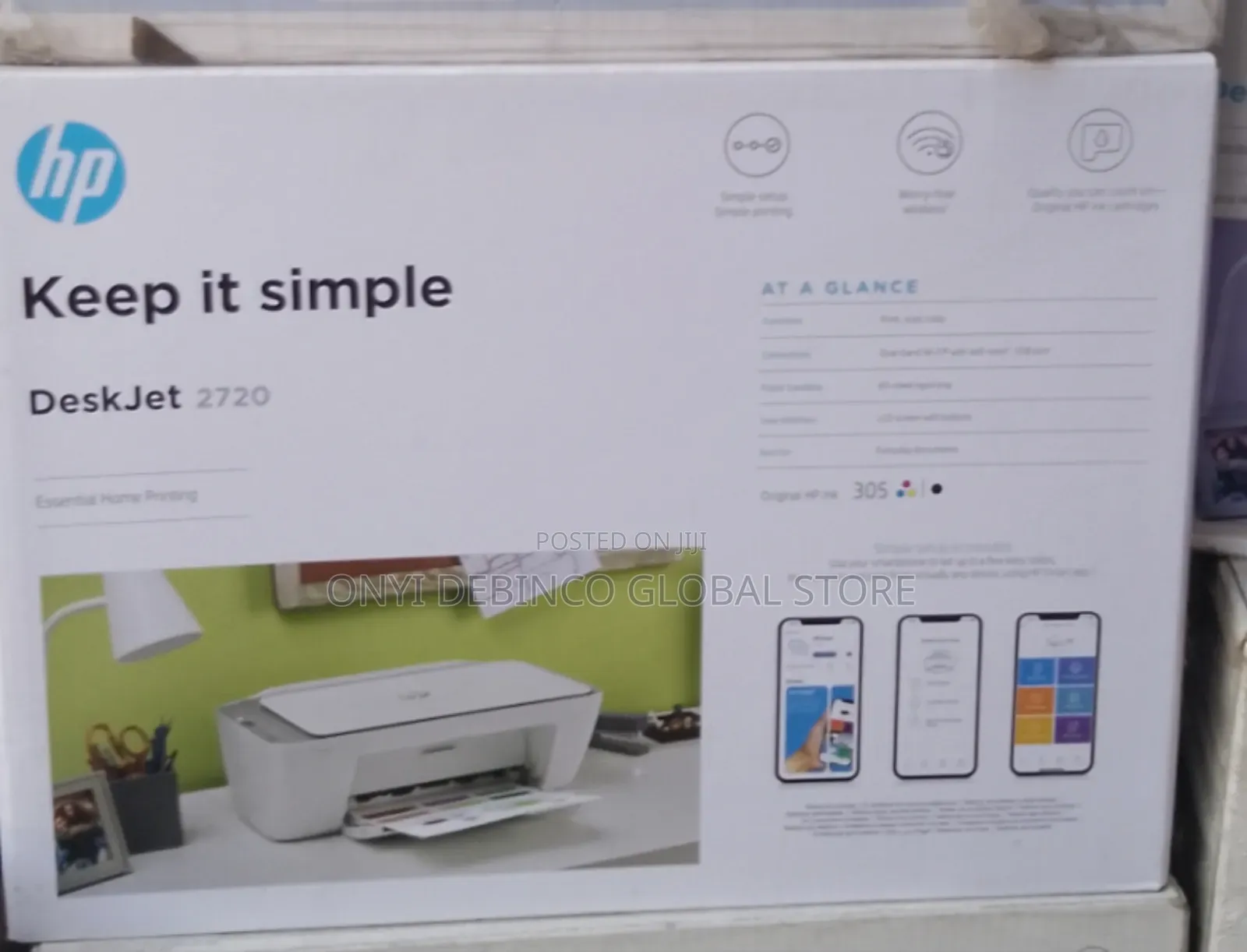Hp Deskjet 2720 Wireless All-in-One Color Printer