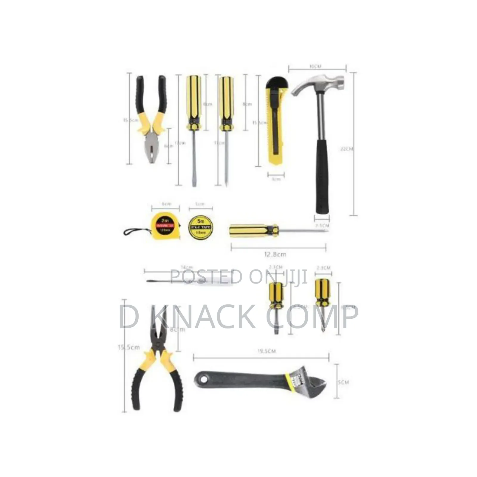 Household Hardware Hand Tool Set Tool Box for Daily Repair