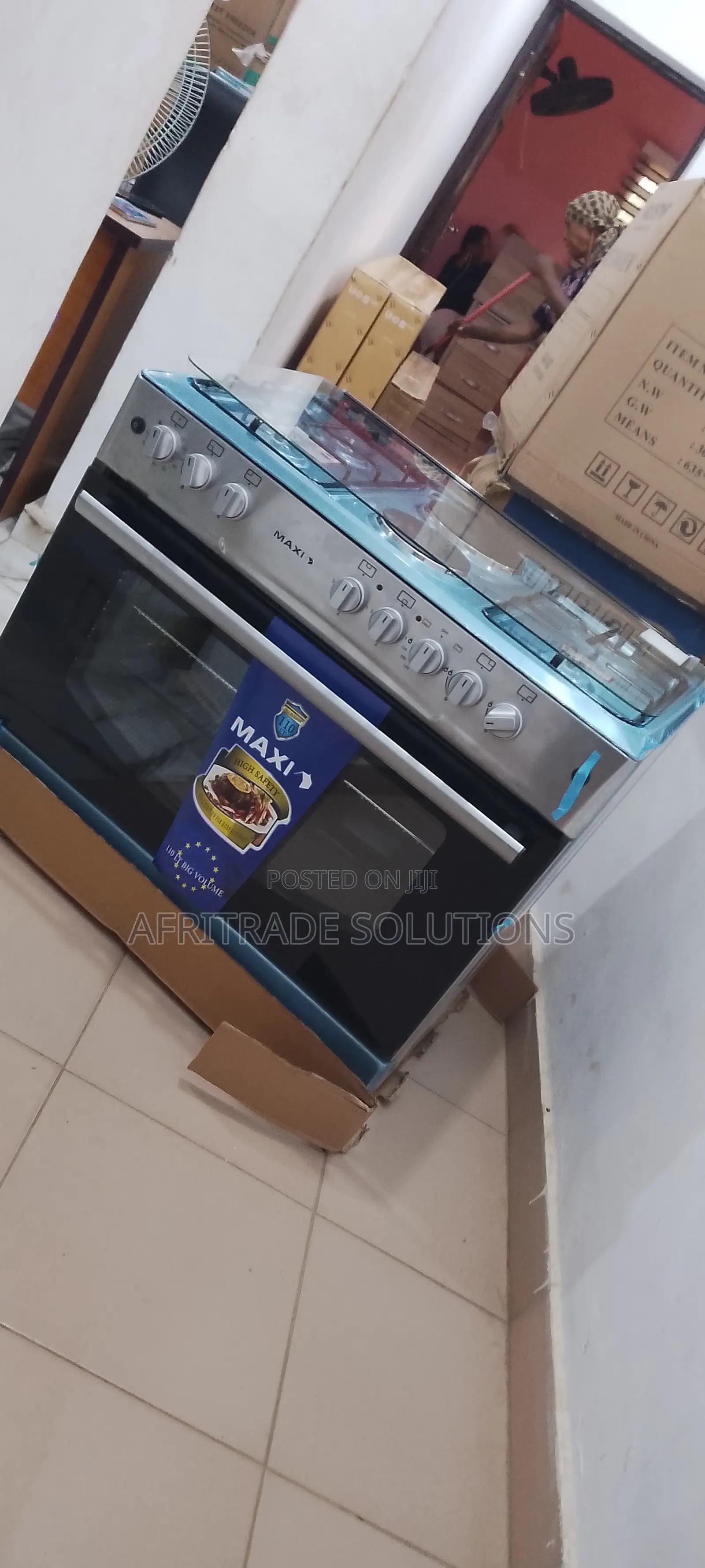 Maxi Gas Cooker With Oven- 4+2