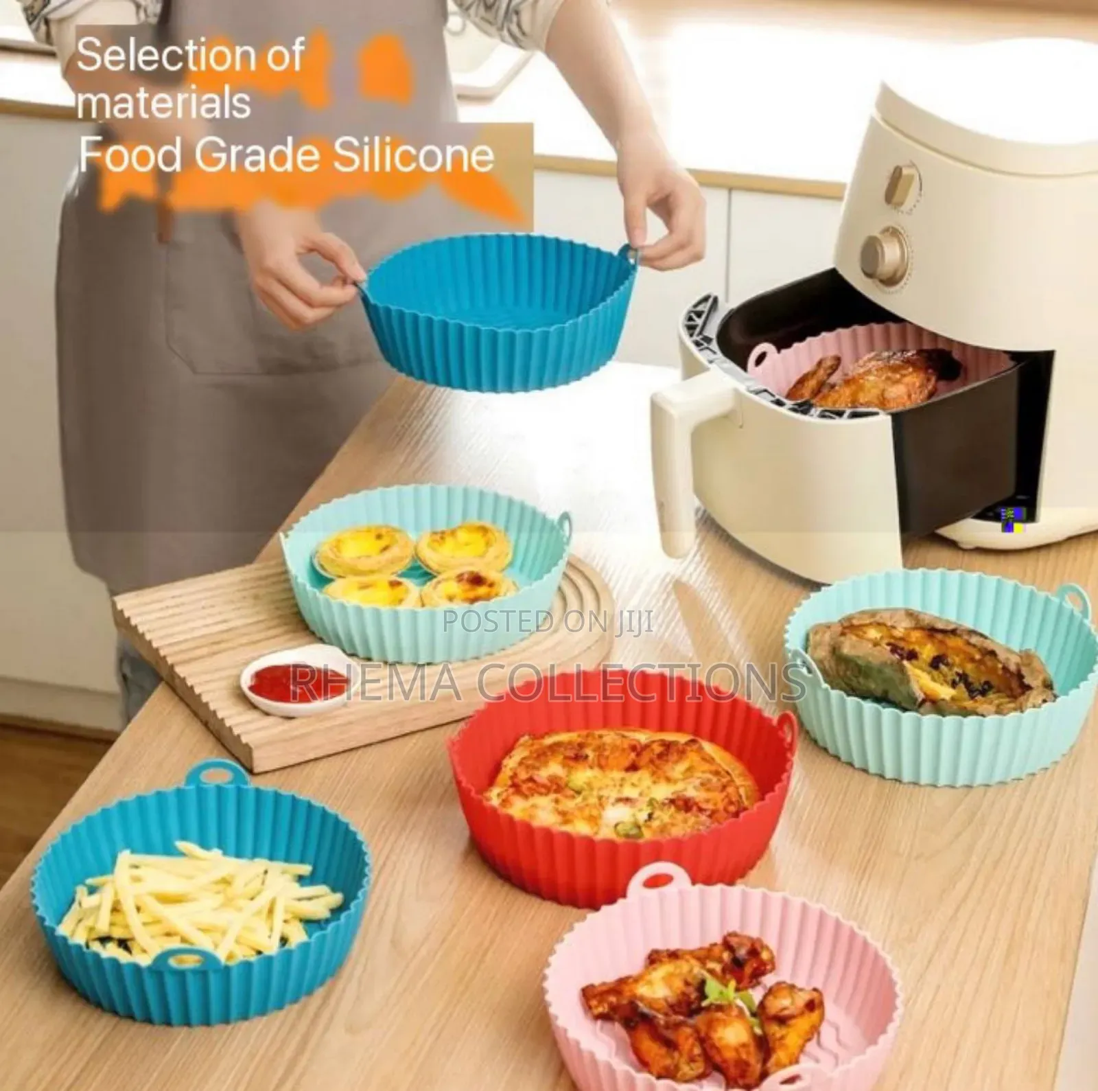 Reusable Silicone Air Fryer Parchment