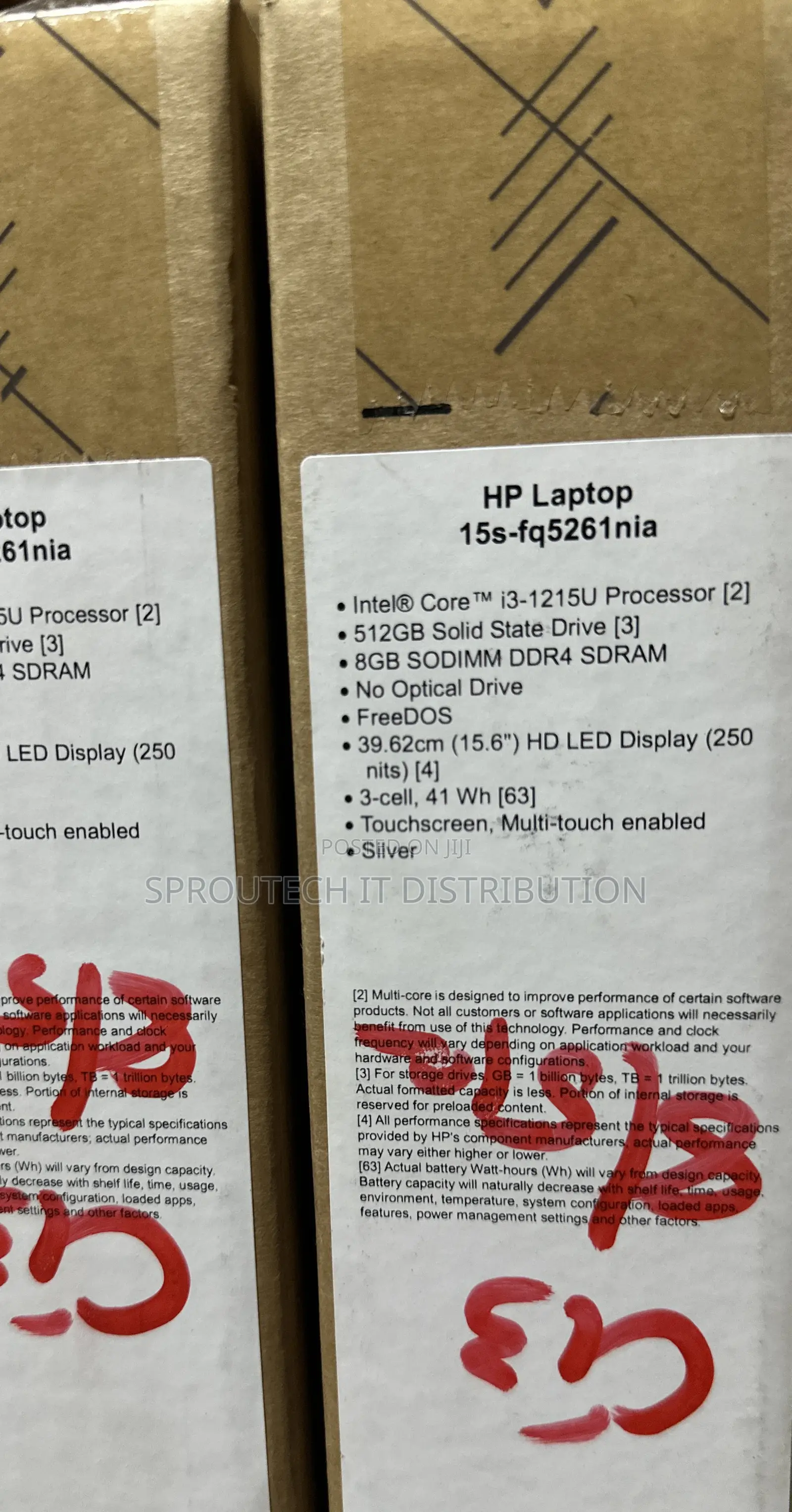 New Laptop HP 15s 8GB Intel Core I3 SSD 512GB
