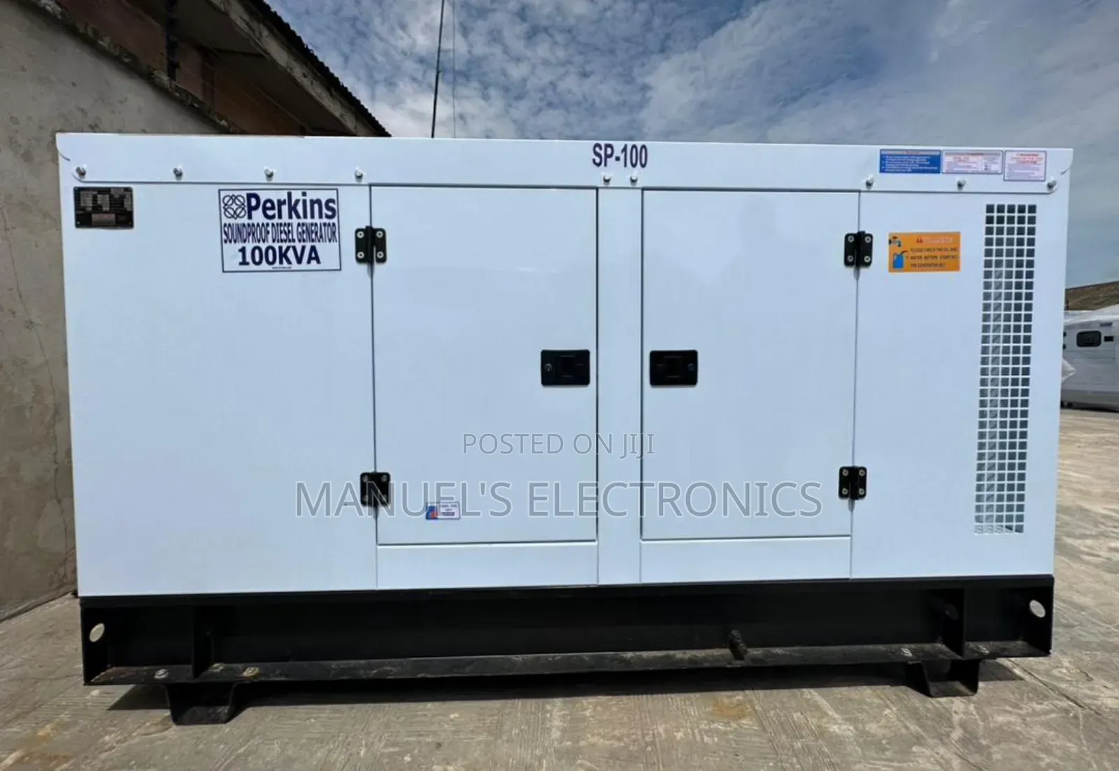 (Perkins Diesel Soundproof Generator Model Sp100kva 100%)