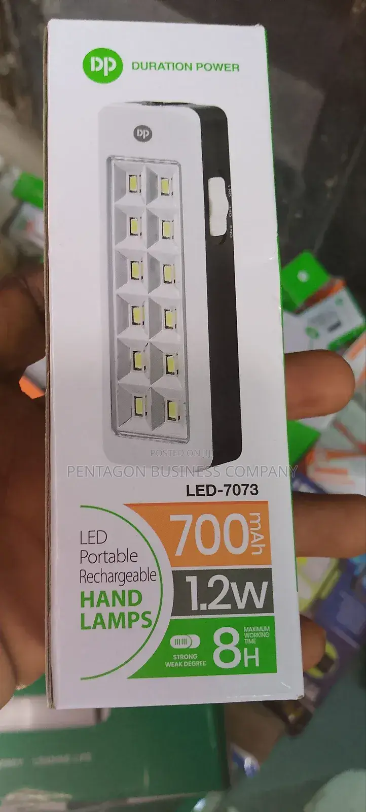LED Portable Rechargeable Lamp DP