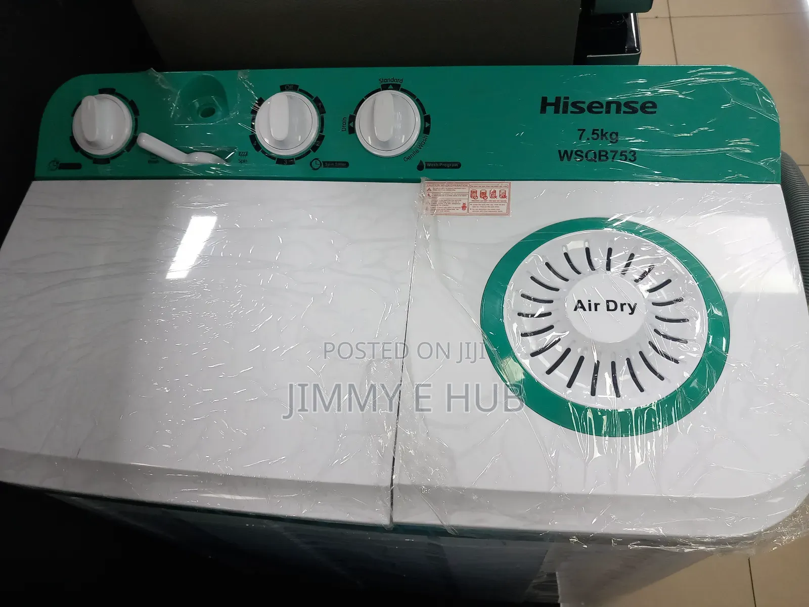 Hisense 7.5kg Twin Tub Top Load Washing Machine
